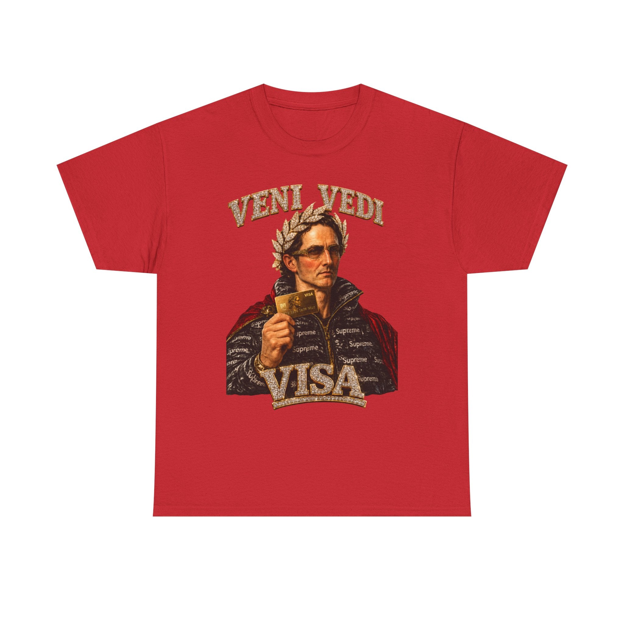 Veni, Vedi, Visa Graphic Tee — Vintage Julius Caesar Roman Shirt