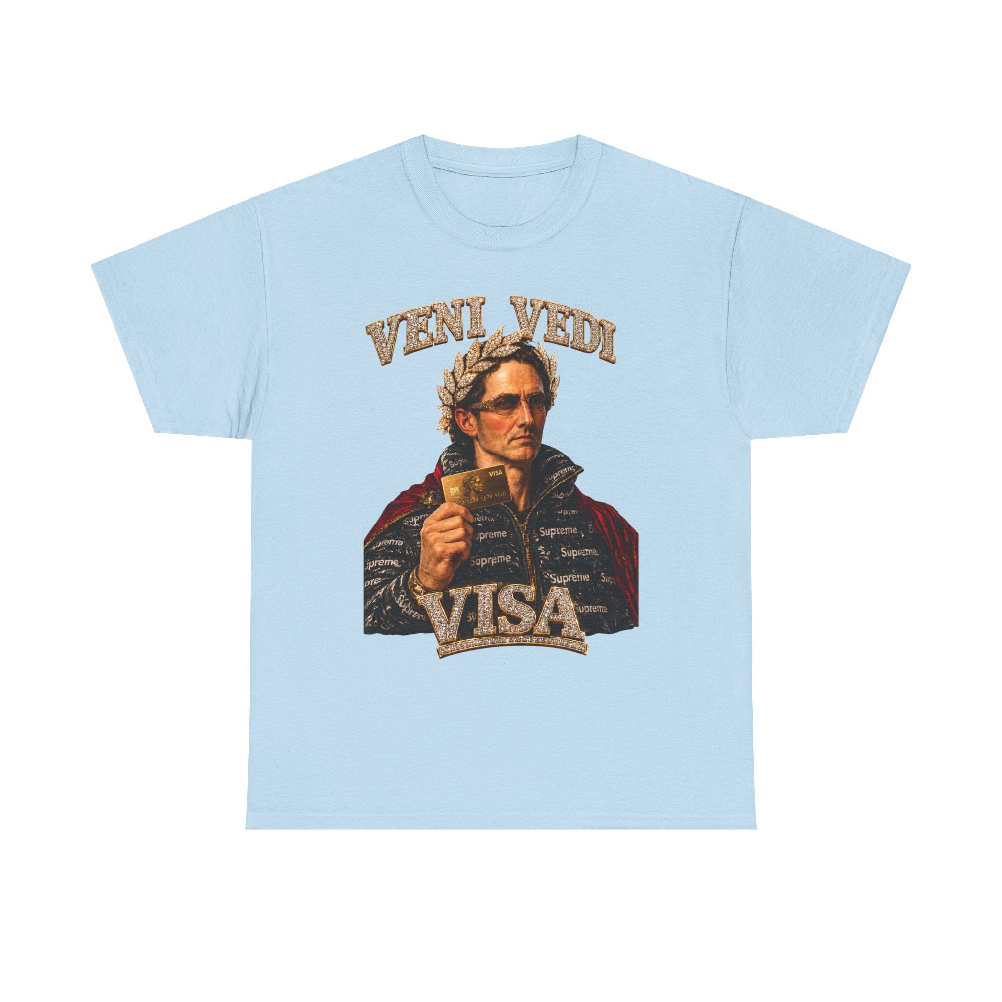 Veni, Vedi, Visa Graphic Tee — Vintage Julius Caesar Roman Shirt